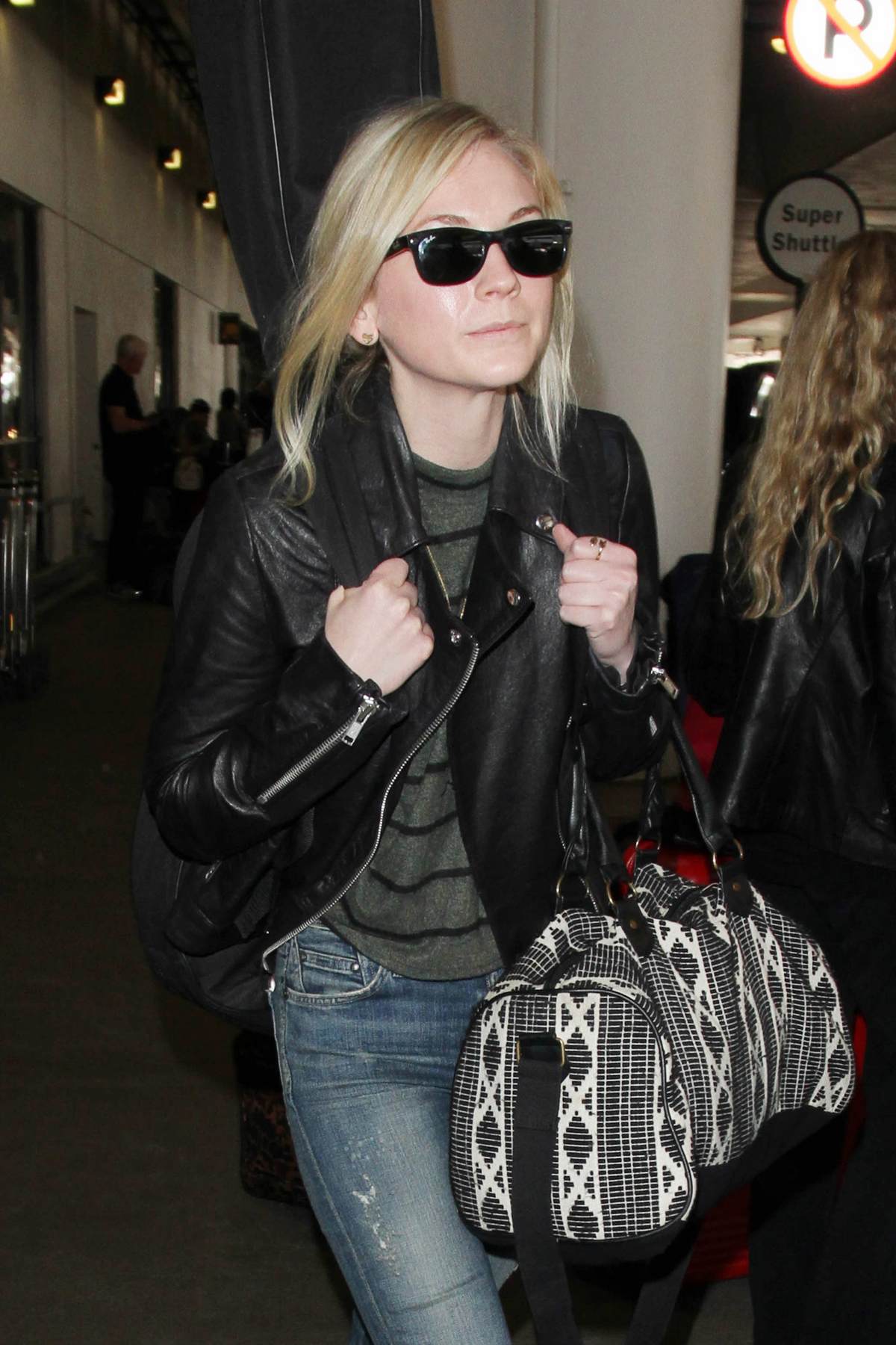 Emily Kinney Arrives at LAX Airport