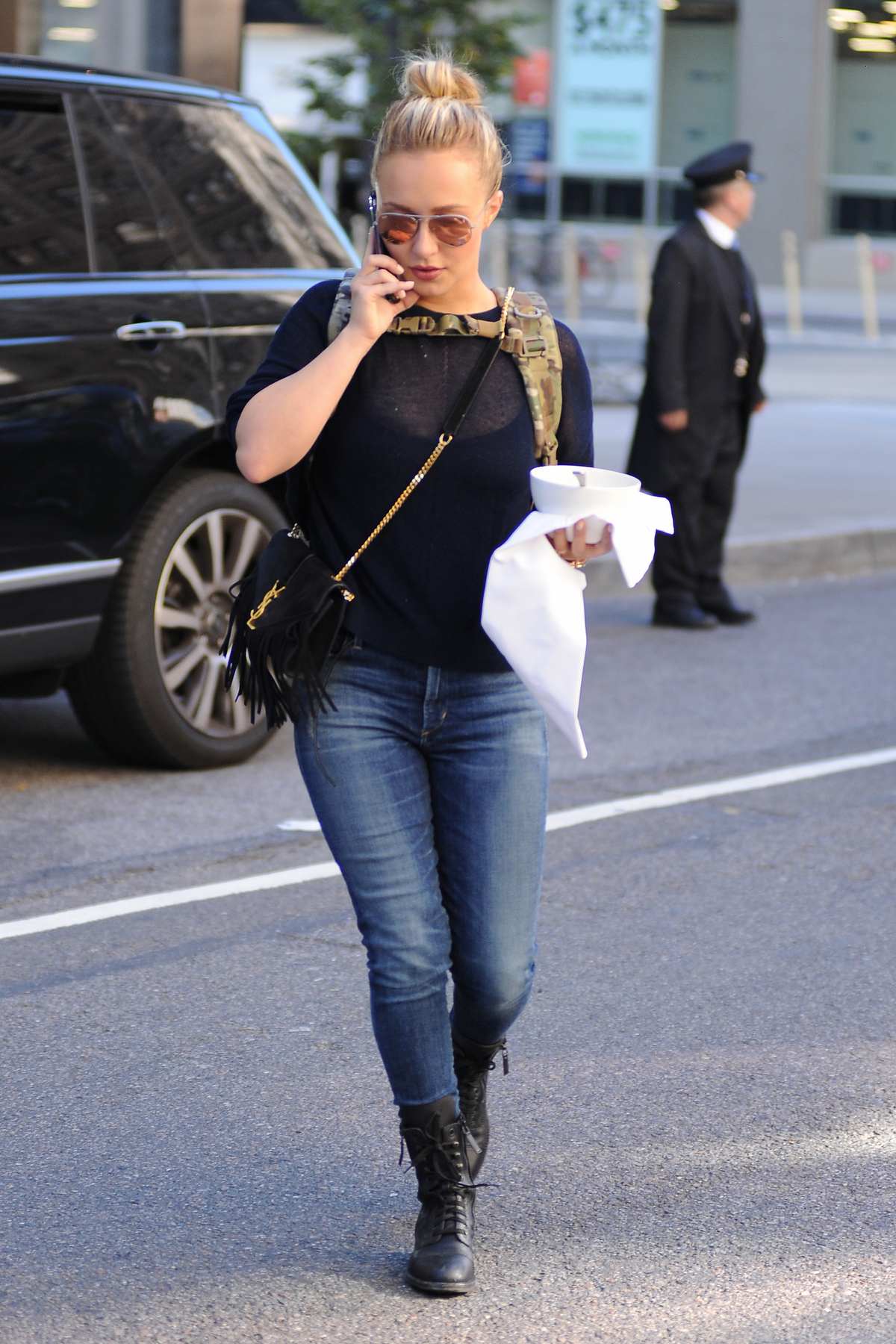 Hayden Panettiere Out in New York