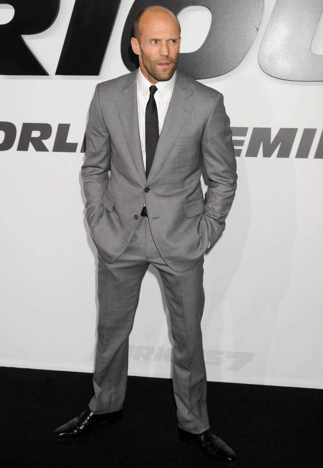 Jason Statham at Furious LA Premiere