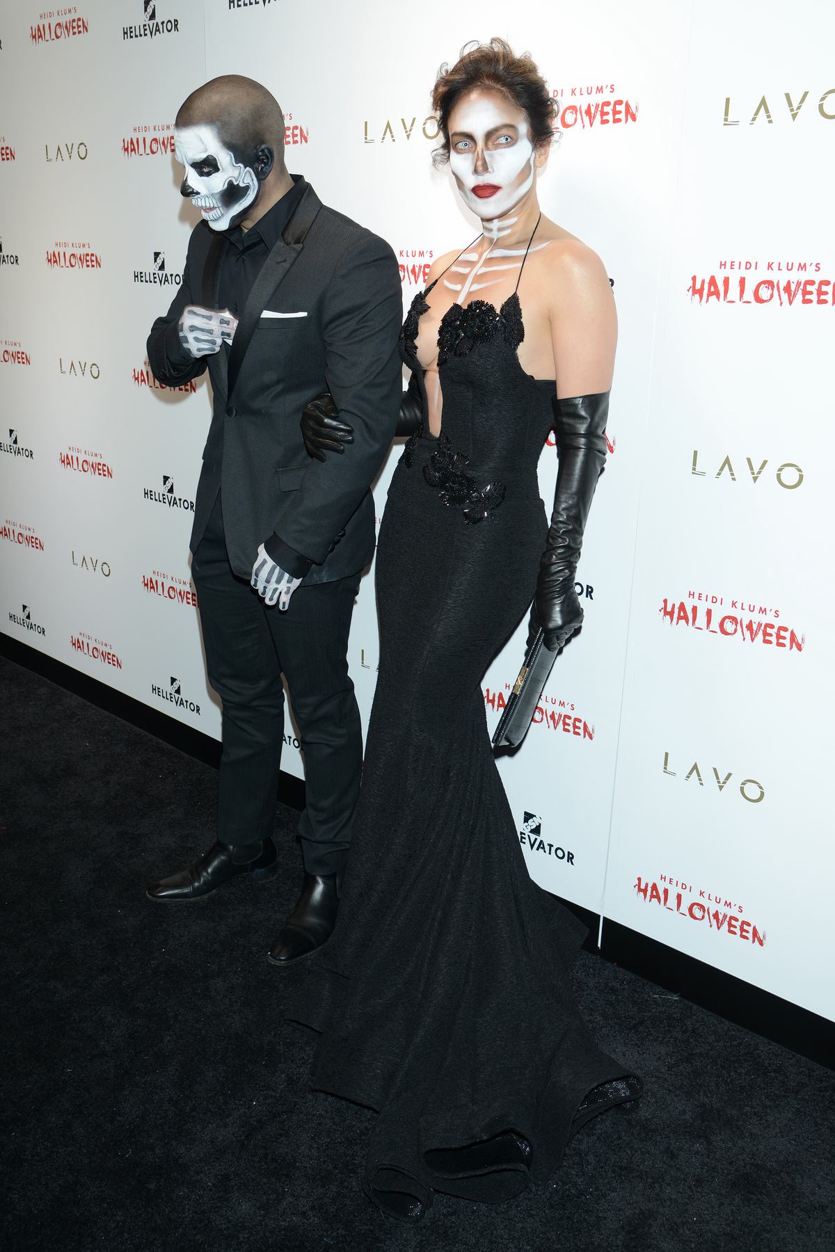 Jennifer Lopez and Casper Smart Arrives at Heidi Klum Halloween Party