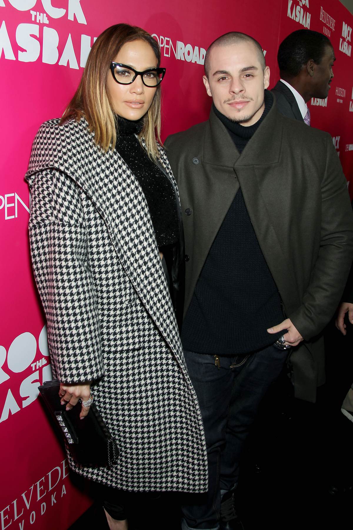 Jennifer Lopez and Casper Smart at Rock The Kasbah New York Premiere