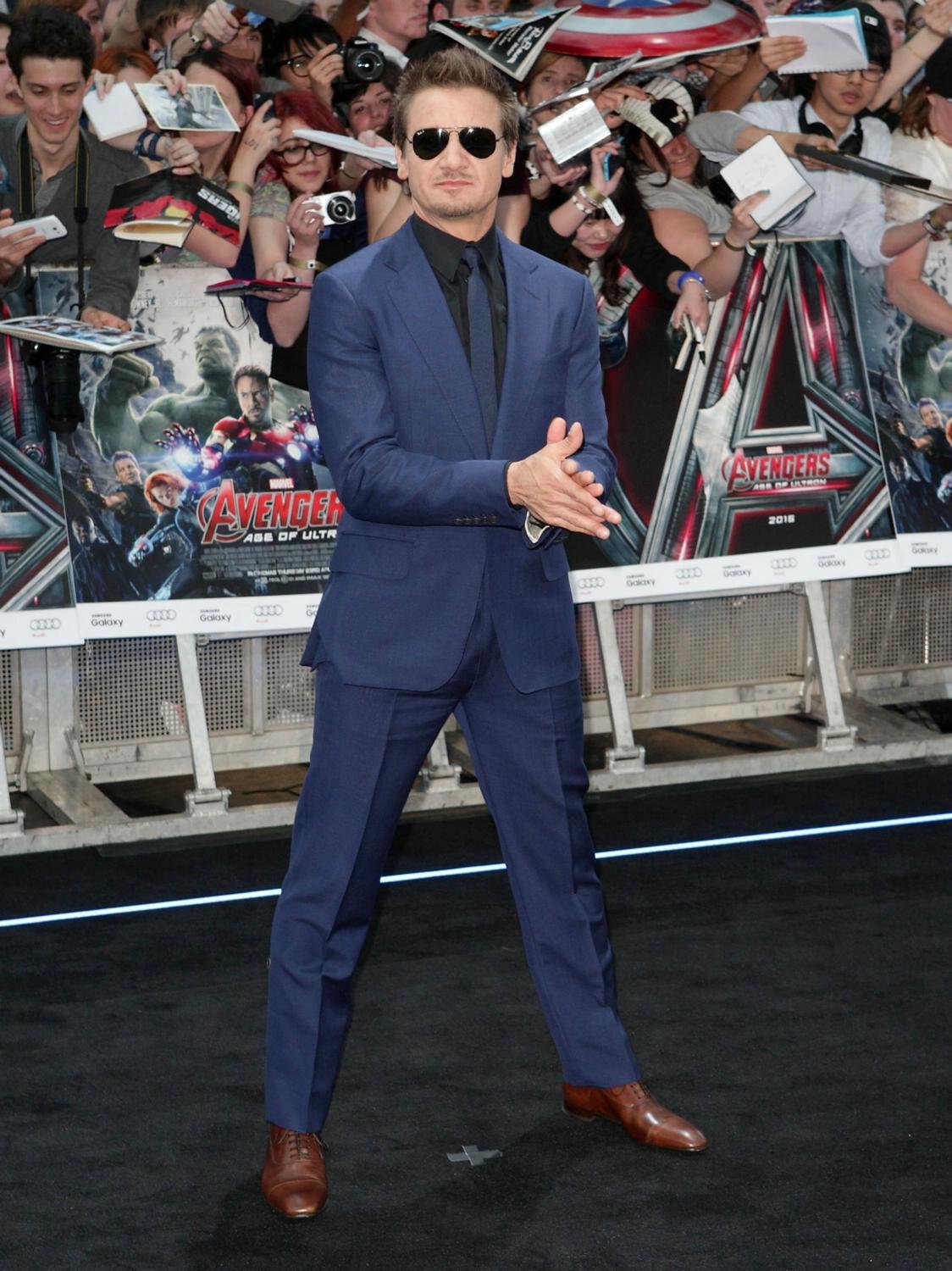 Jeremy Renner at The Avengers: Age Of Ultron European Premiere