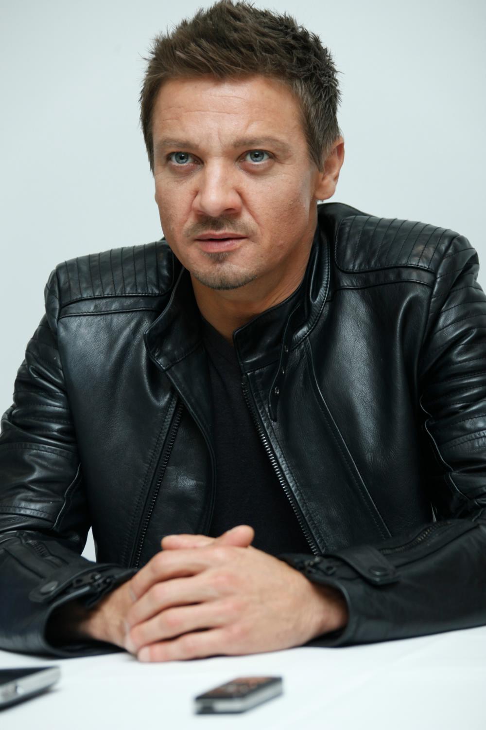 Jeremy Renner at The Avengers: Age of Ultron Press Conference