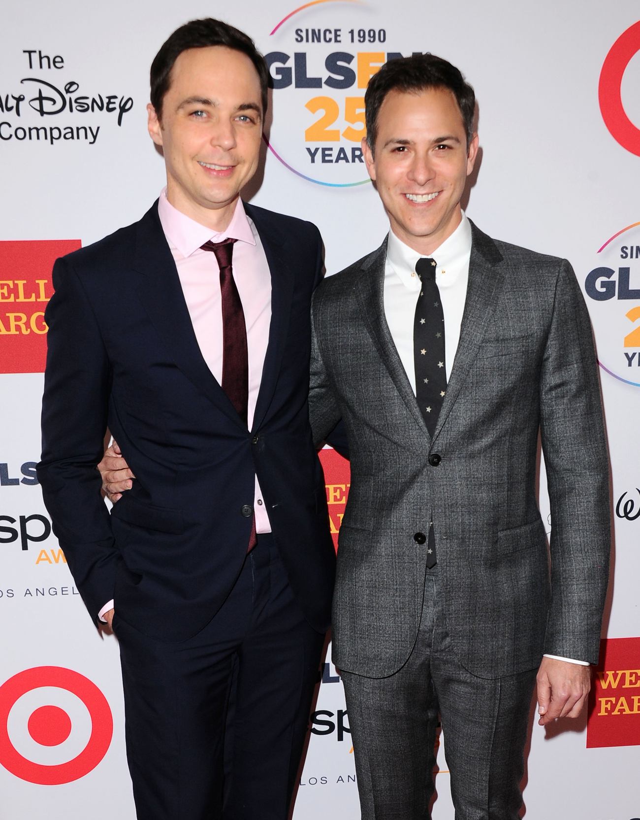 Jim Parsons and Todd Spiewak at GLSEN Respect Awards