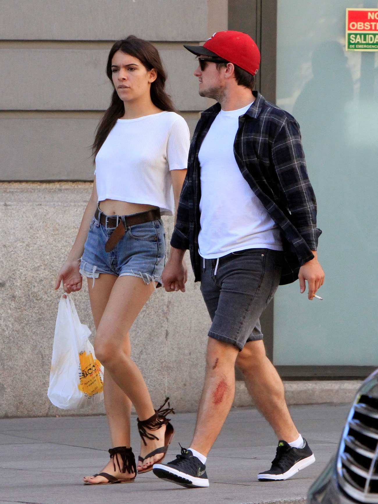 Josh Hutcherson Romatic Day Out With Claudia Traisac