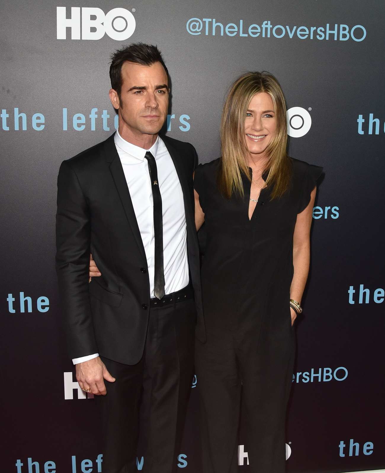 Justin Theroux and Jennifer Aniston at HBOs The Leftovers Season Premiere-3