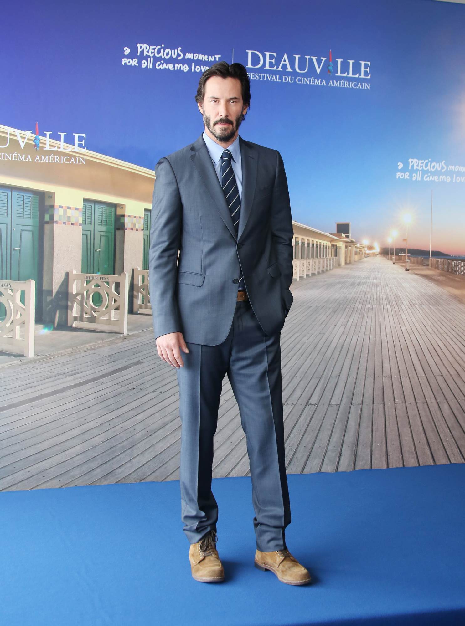 Keanu Reeves Picture Fun With Lorenza Izzo at Deauville American Film Festival