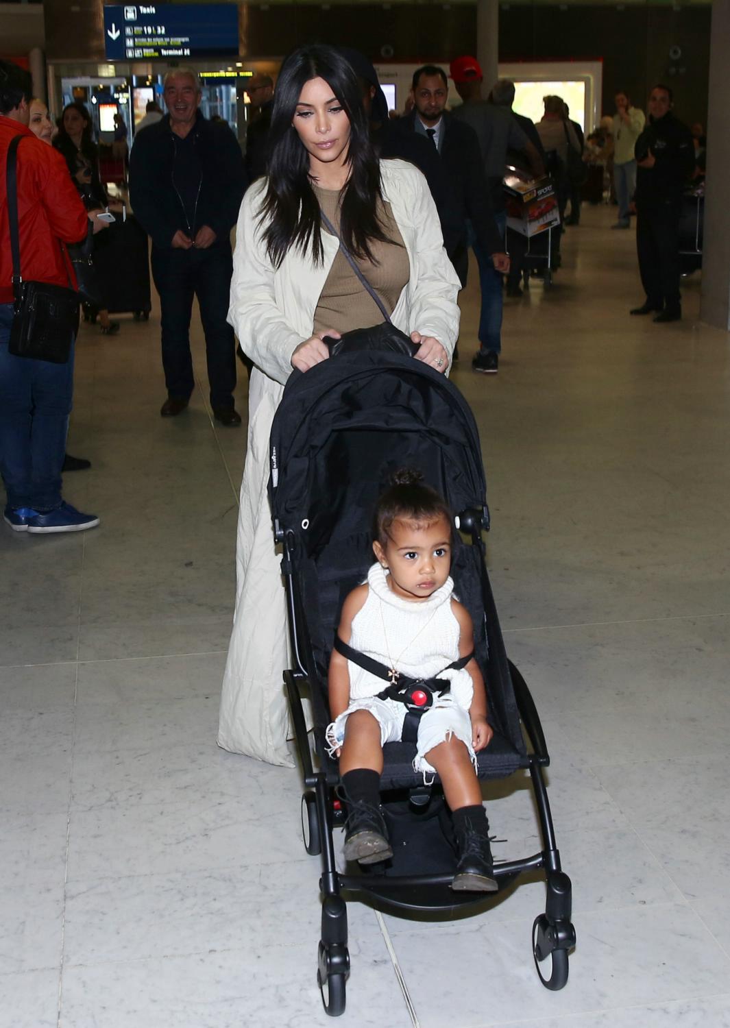 Kim Kardashian and Kanye West Shopping in Paris
