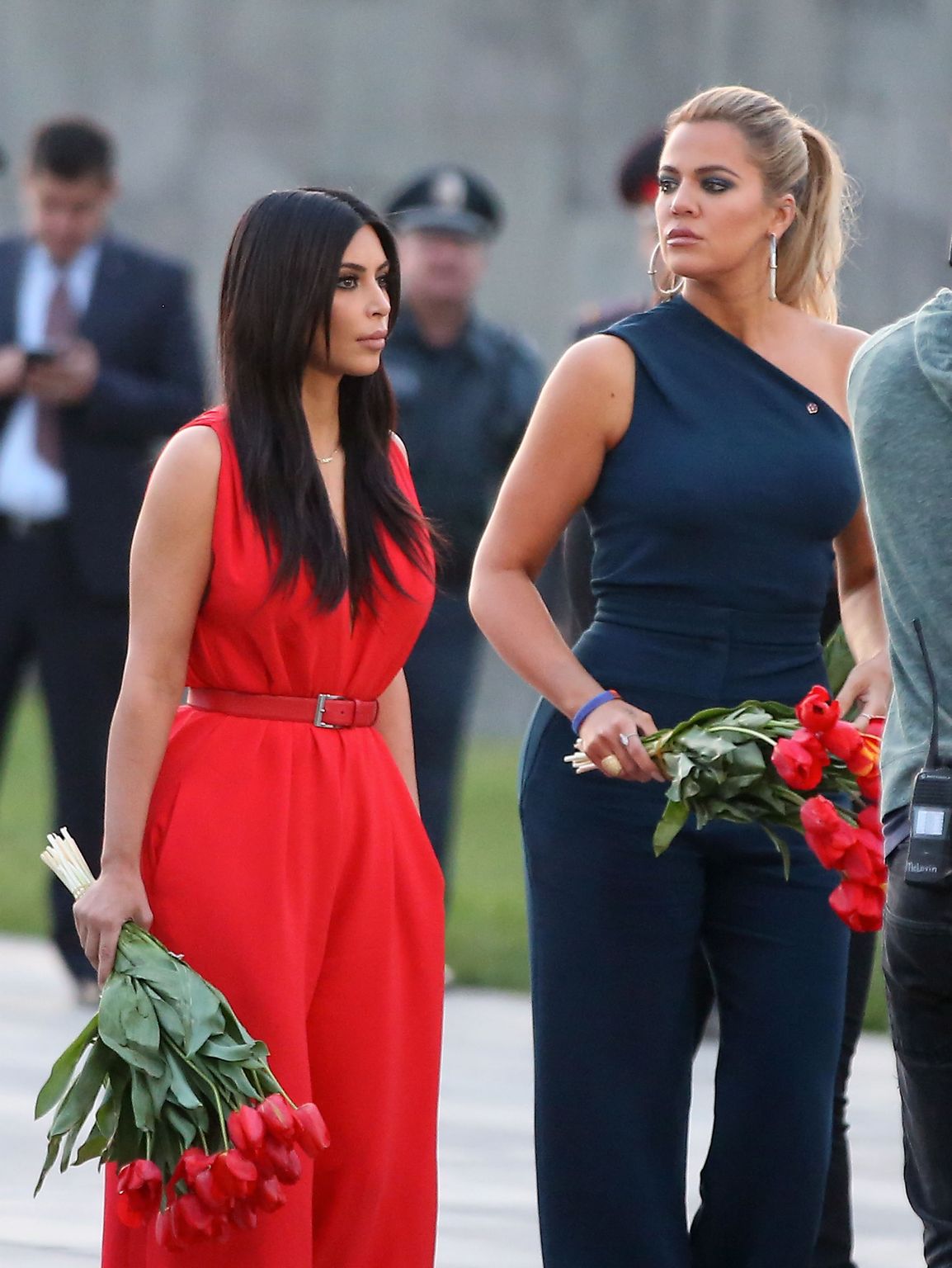 Kim Kardashian, Kanye West and Khloe Kardashian Visit Genocide Memorial