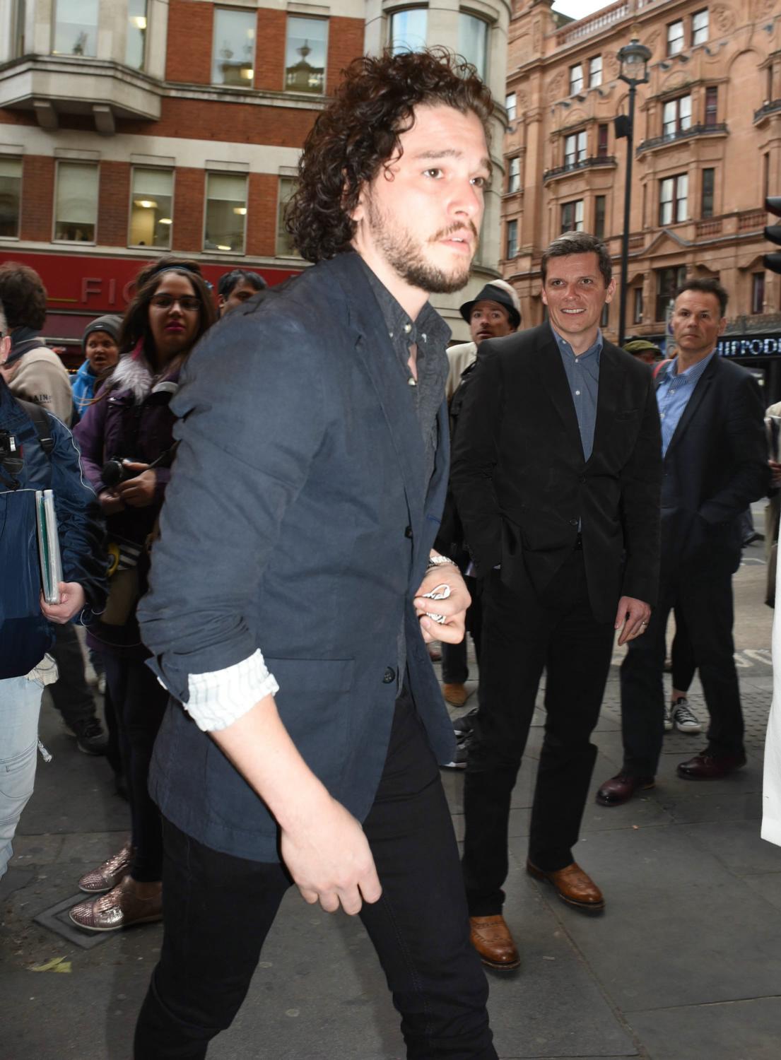 Kit Harrington attendse American Buffalo Press Night