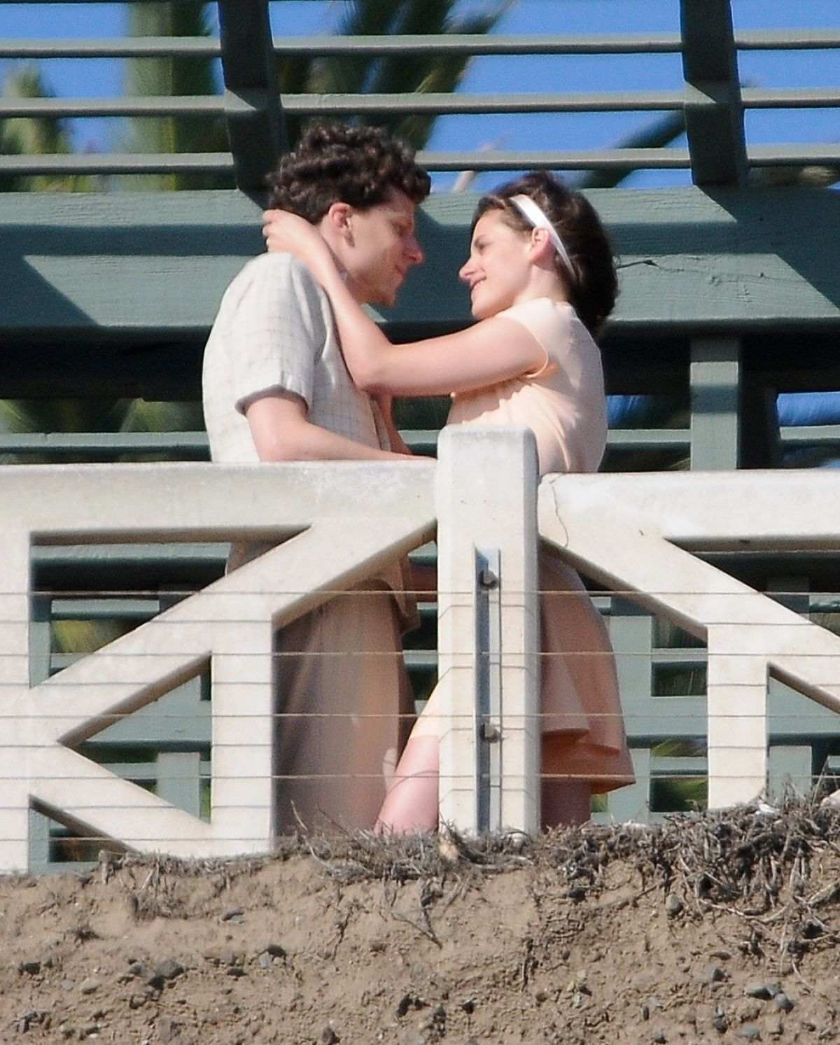 Kristen Stewart Kisses Jesse Eisenberg As The Film Untitled Woody Allen Project-1
