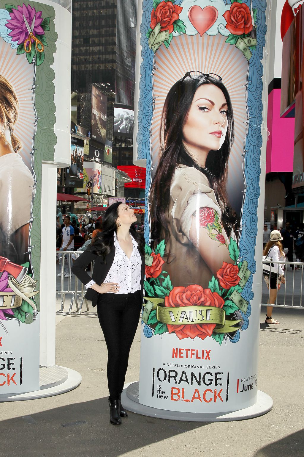 Laura Prepon at Times Square
