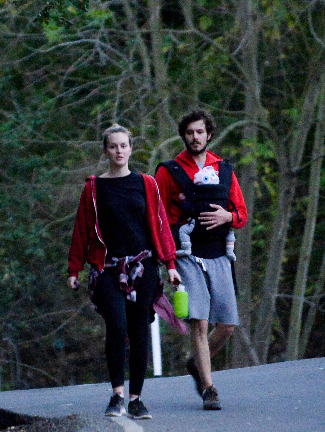 Leighton Meester and Adam Brody Bring Their Daughter to Hiking Dec nd