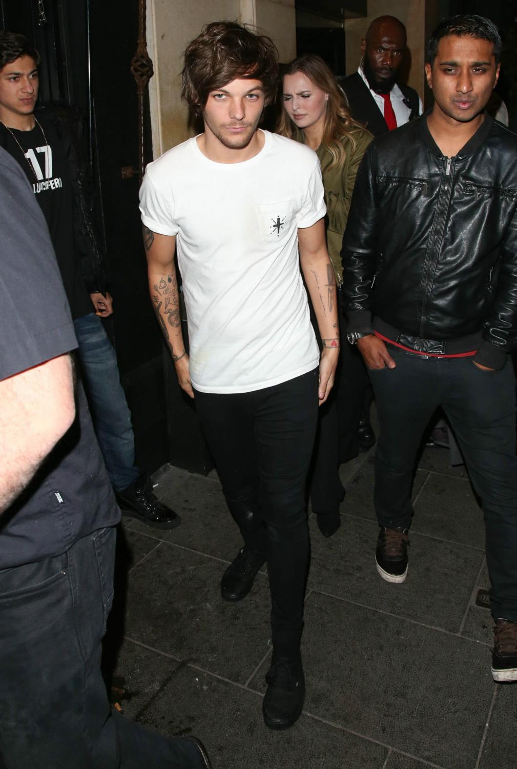 Nightclub Louis Tomlinson Black Suede Leather Jacket- J4Jacket