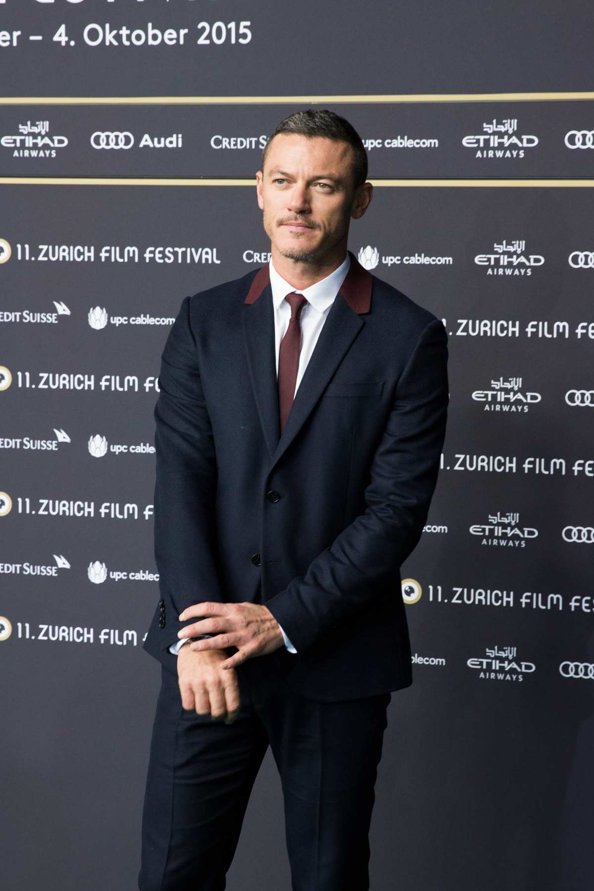 Luke Evans at High-Rise Premiere at Zurich Film Festival