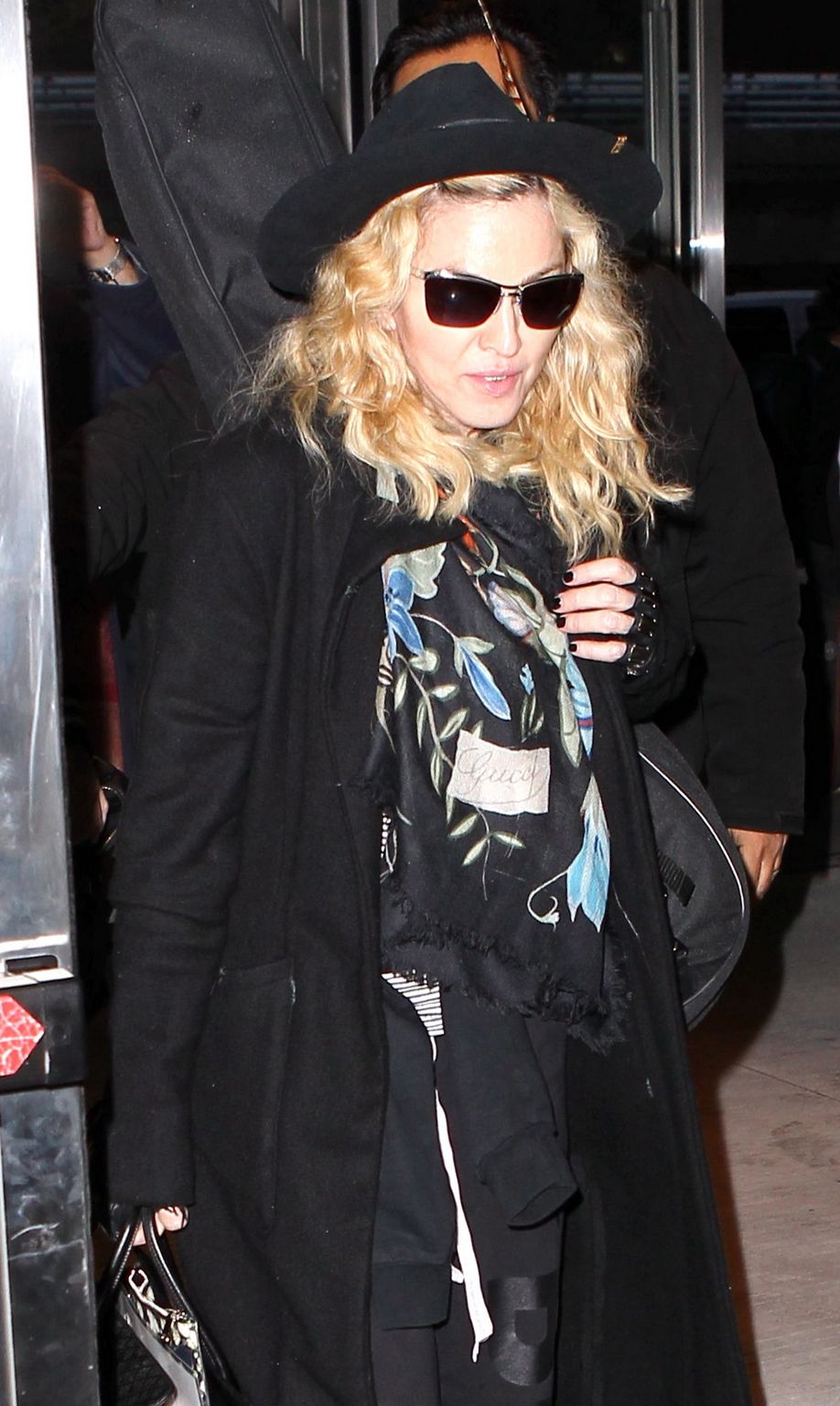 Madonna and Her Son At JFK Airport-4