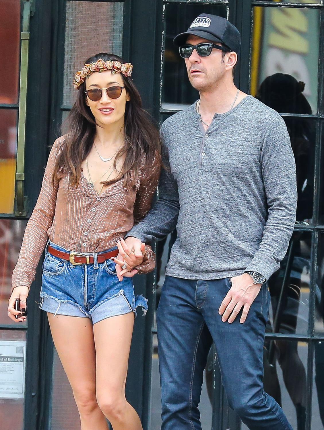 Maggie Q and Dylan McDermott Leave The Bowery Hotel in NYC