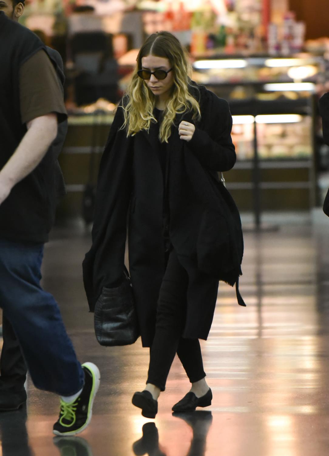 Mary Kate Olsen Arrives at JFK Airport