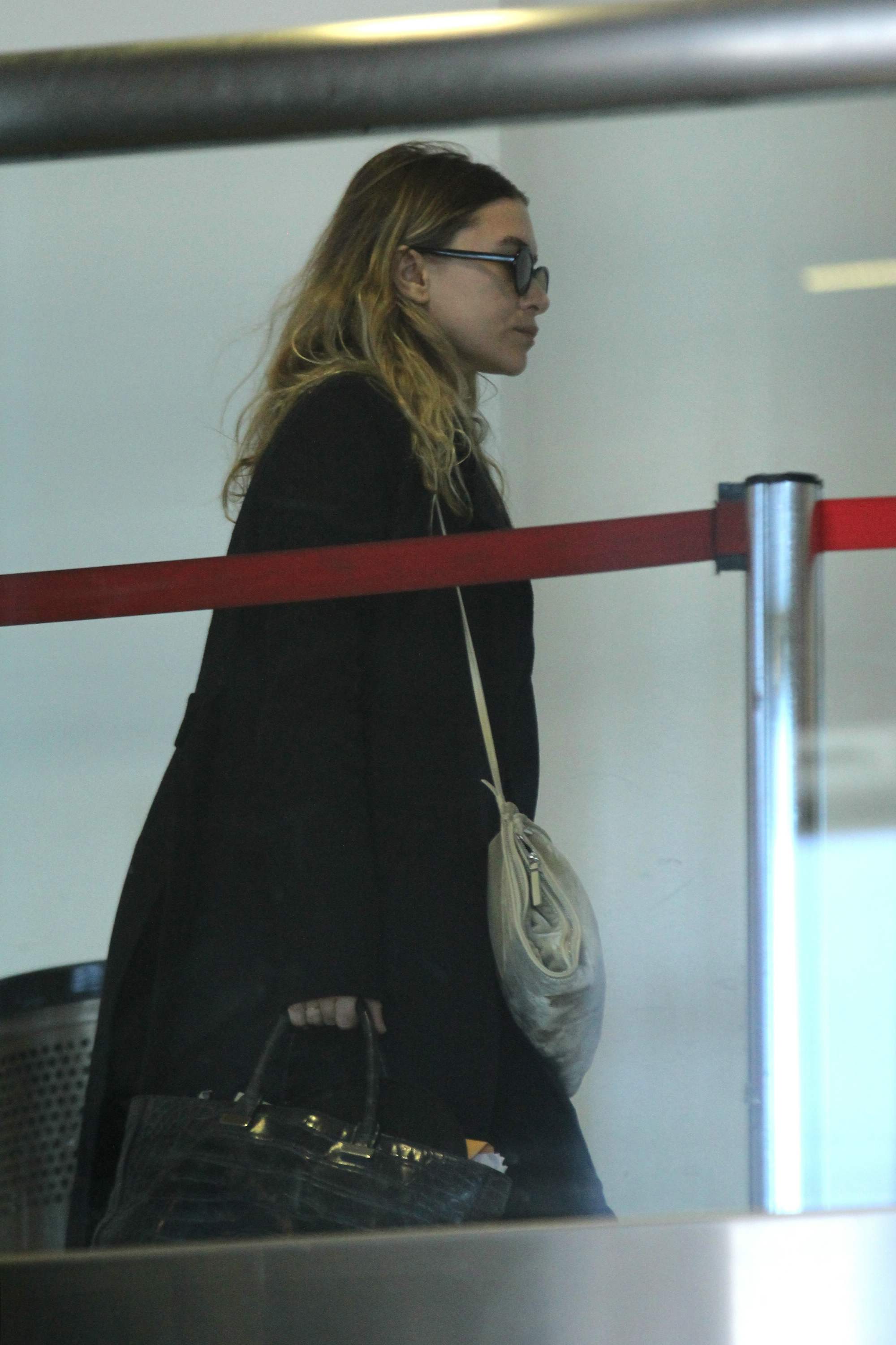 Mary-Kate Olsen arrives at LAX