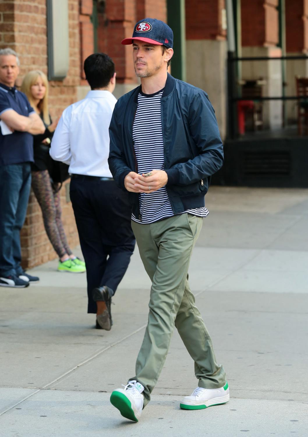 Matt Bomer Steps Out in Tribeca in NYC