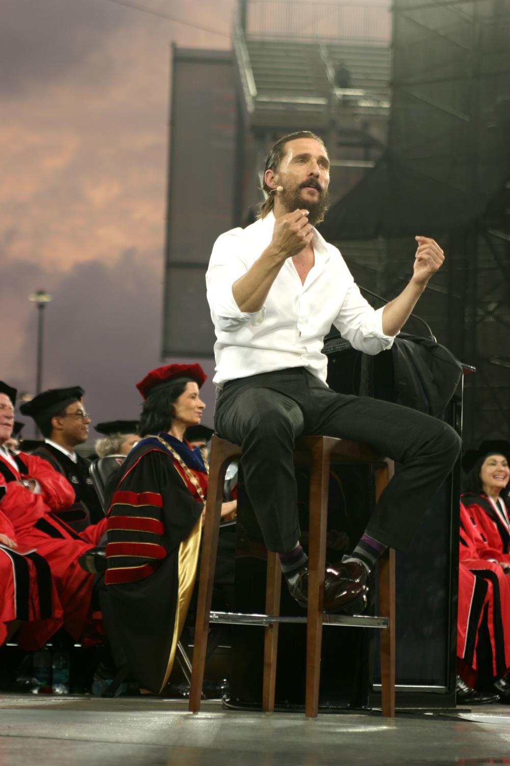 Matthew McConaughey Speaks at University of Houston