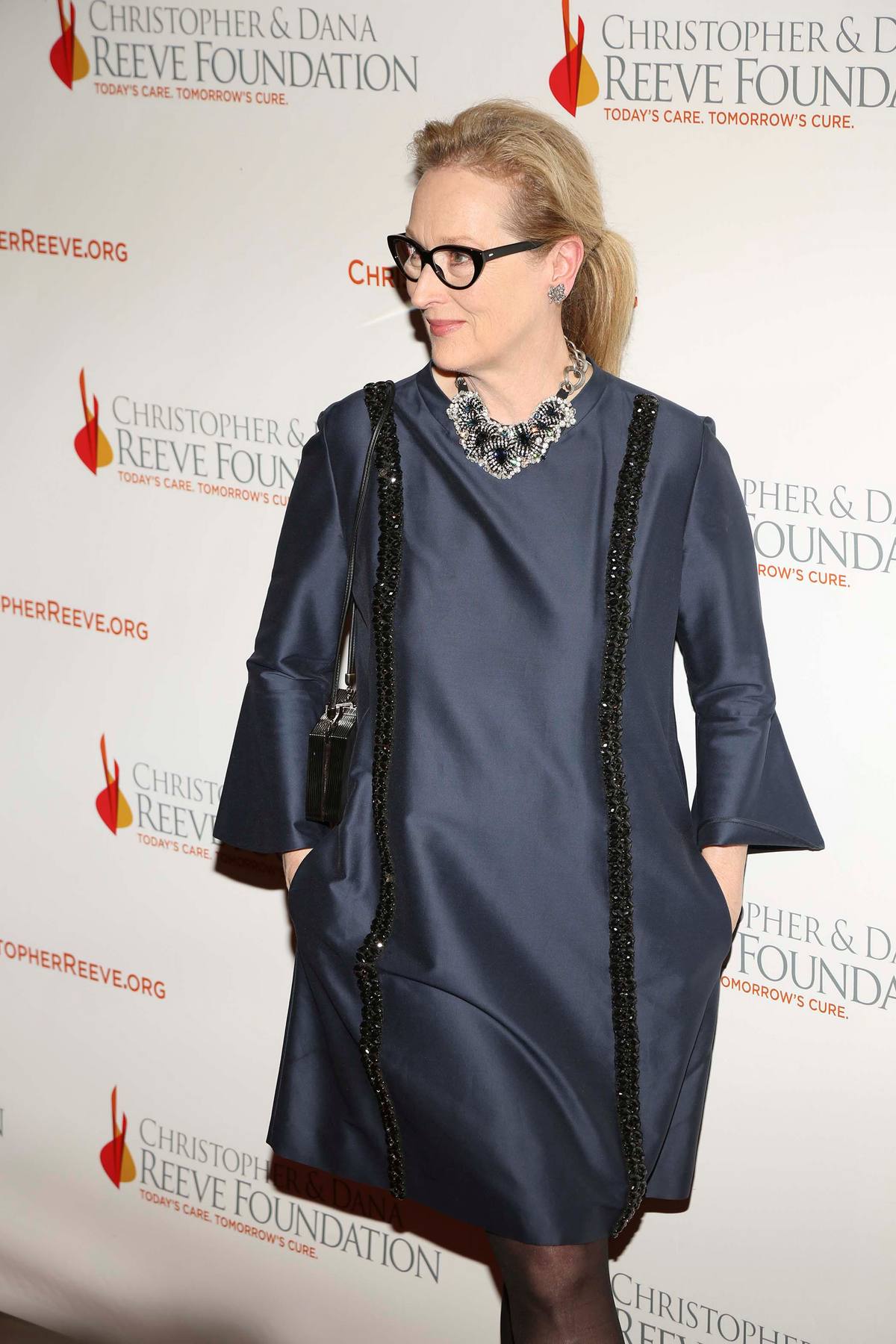 Meryl Streep arrives at The Christopher And Dana Reeves Foundations A Magical Evening Gala