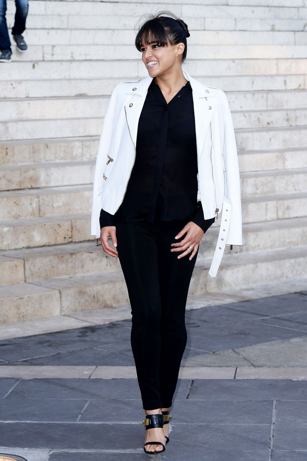 Michelle Rodriguez at Versace Paris Fashion Week Haute Couture Fall/Winter / Show-3