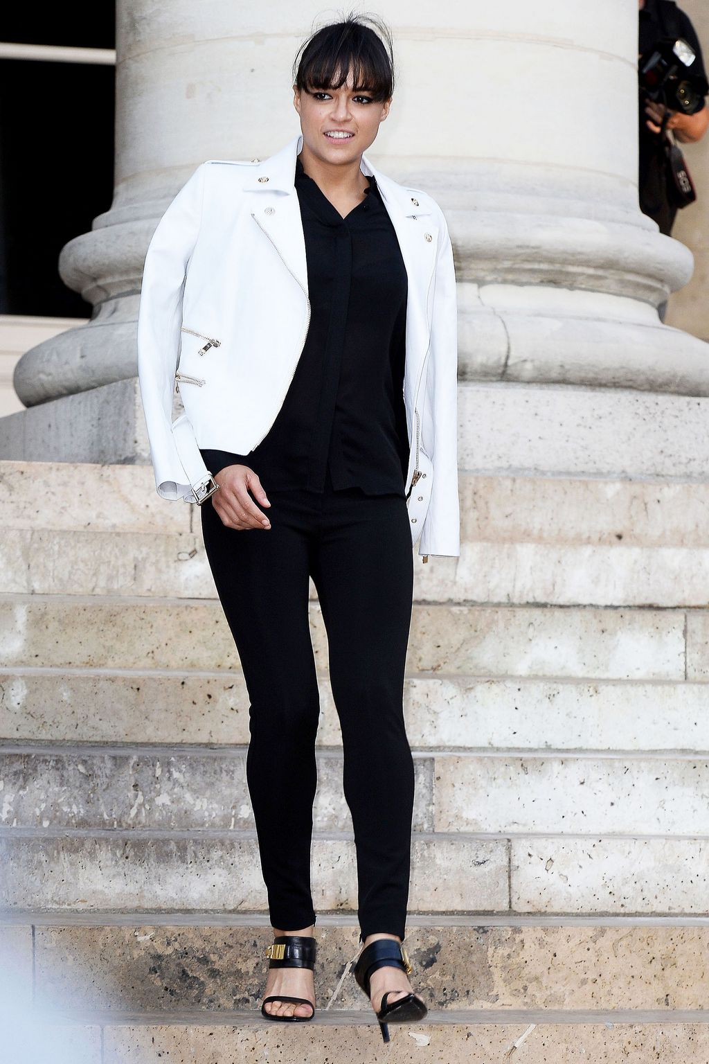 Michelle Rodriguez at Versace Paris Fashion Week Haute Couture Fall/Winter / Show-4