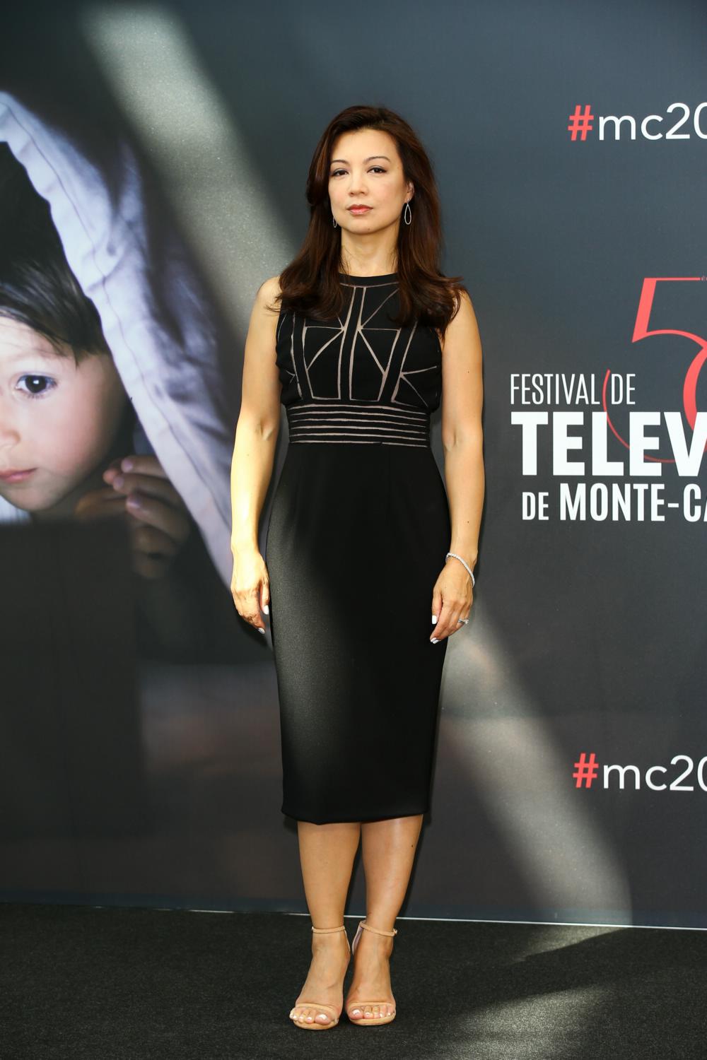Ming-Na Wen at Agents of Shield Monte-Carlo Television Festival