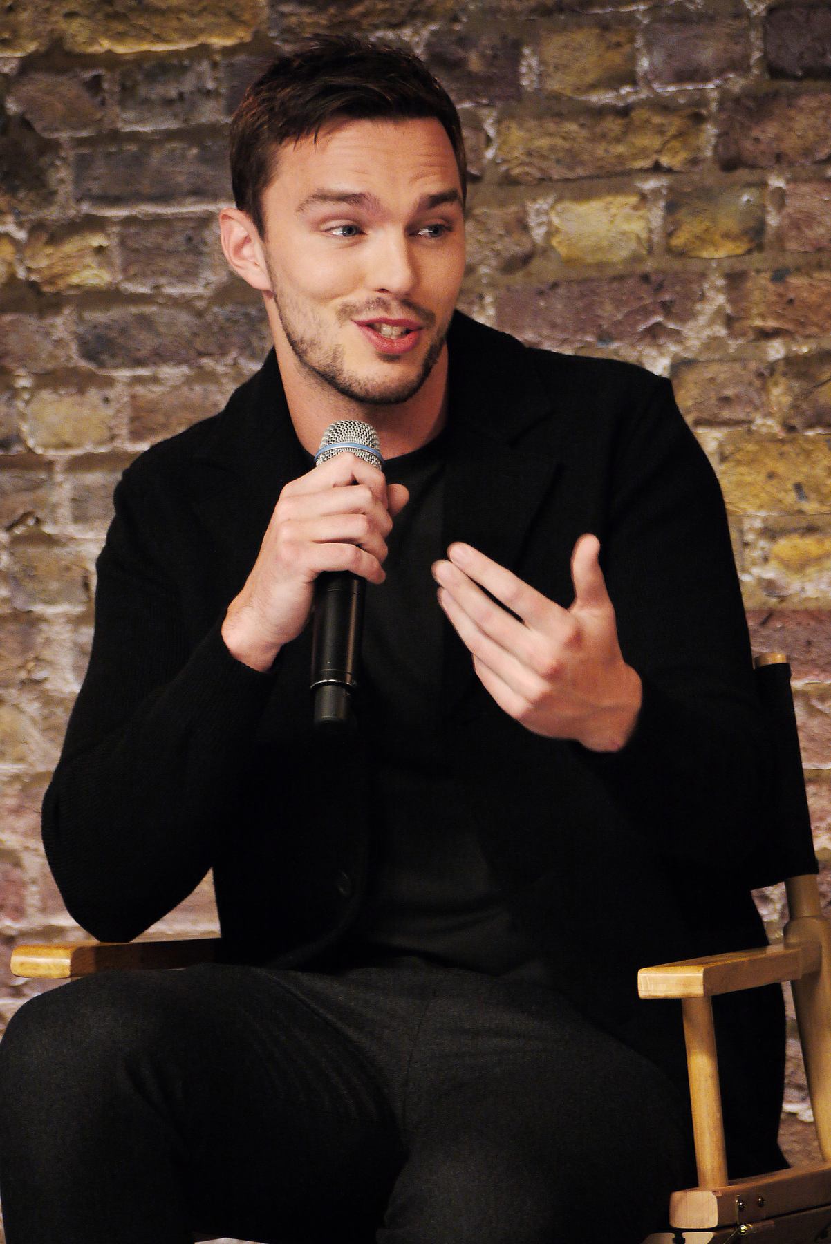 Nicholas Hoult at Apple Store in Covent Garden