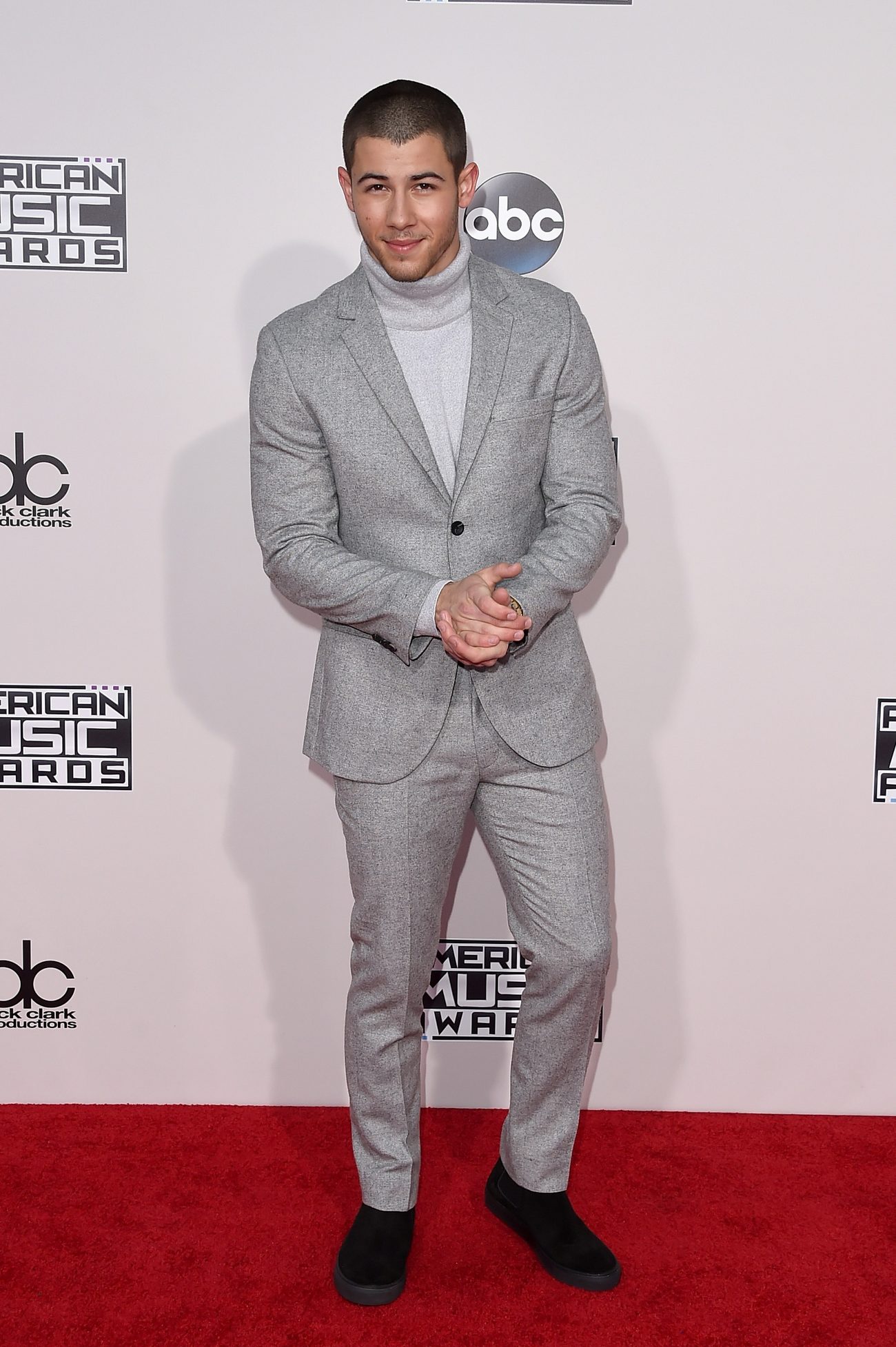 Nick Jonas at American Music Awardsnd