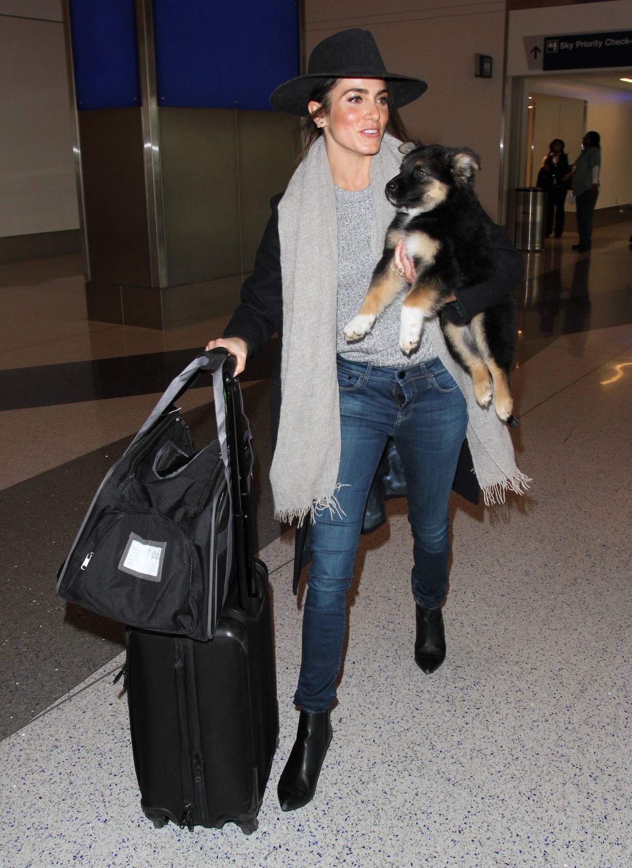 Nikki Reed at LAX Airport in LA