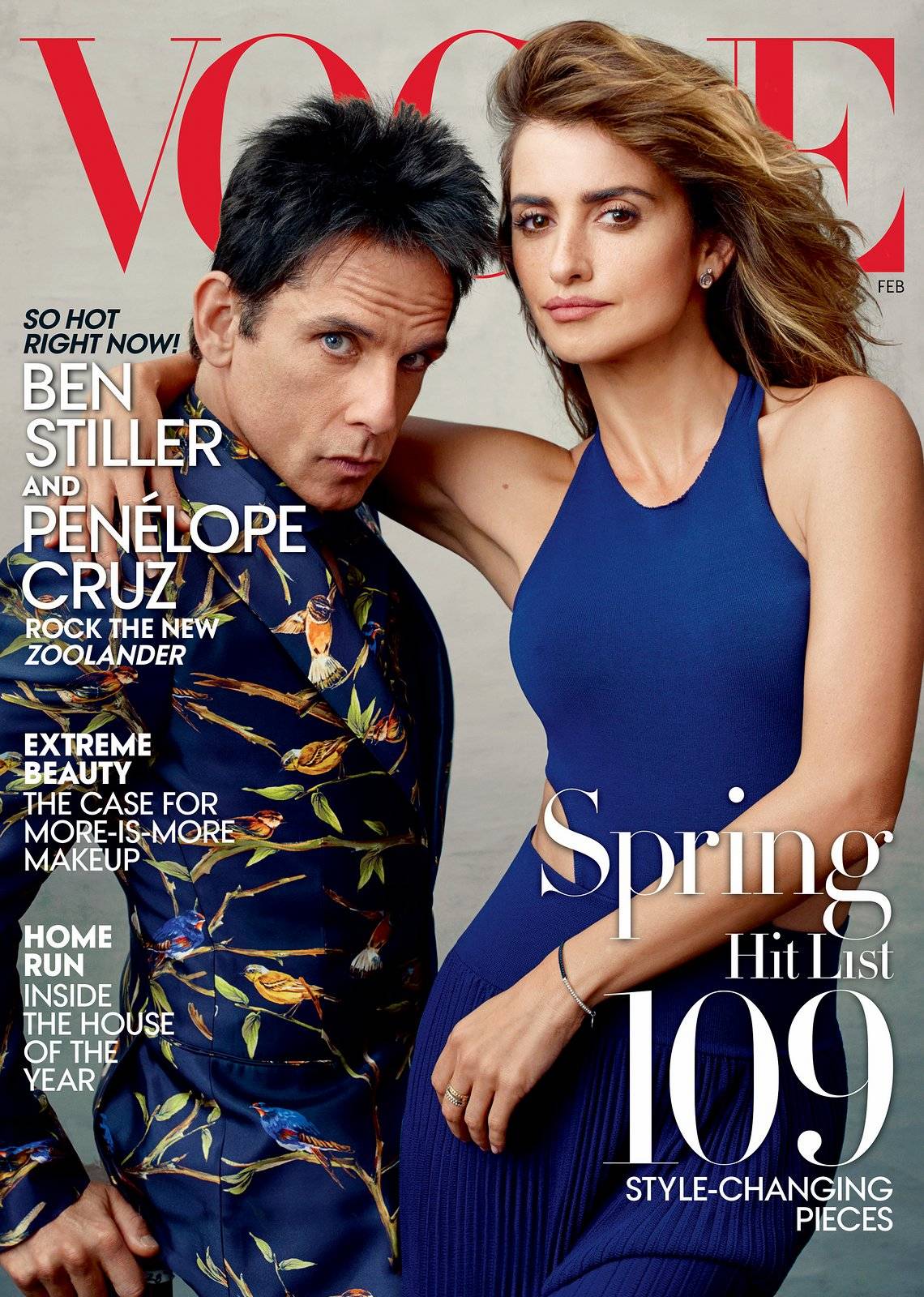Penelope Cruz and Ben Stiller Vogue Magazine