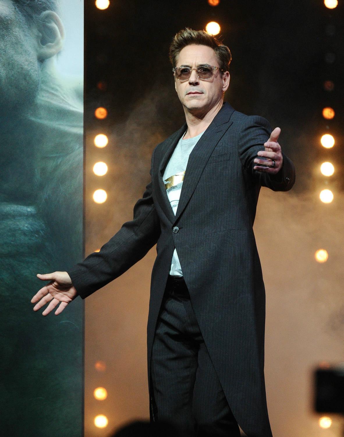 Robert Downey Jr at The Avengers: Age Of Ultron European Premiere