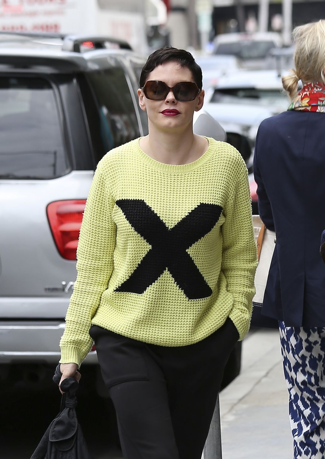 Rose McGowan in Beverly Hills