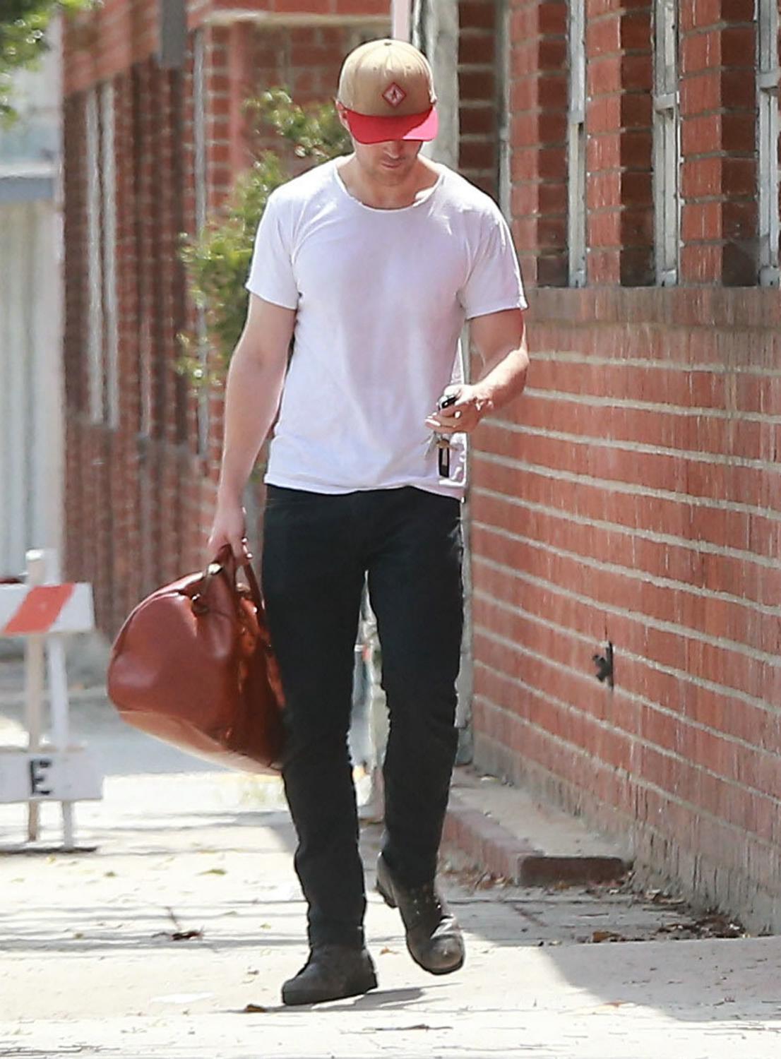 Ryan Gosling Leaving Gym