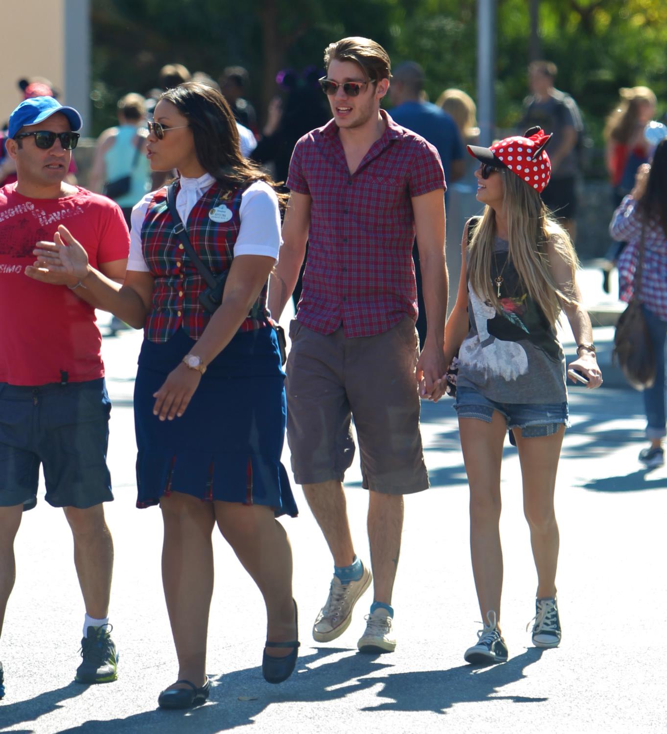 Sarah Hyland and her beau Dominic Sherwood Date in Disneyland