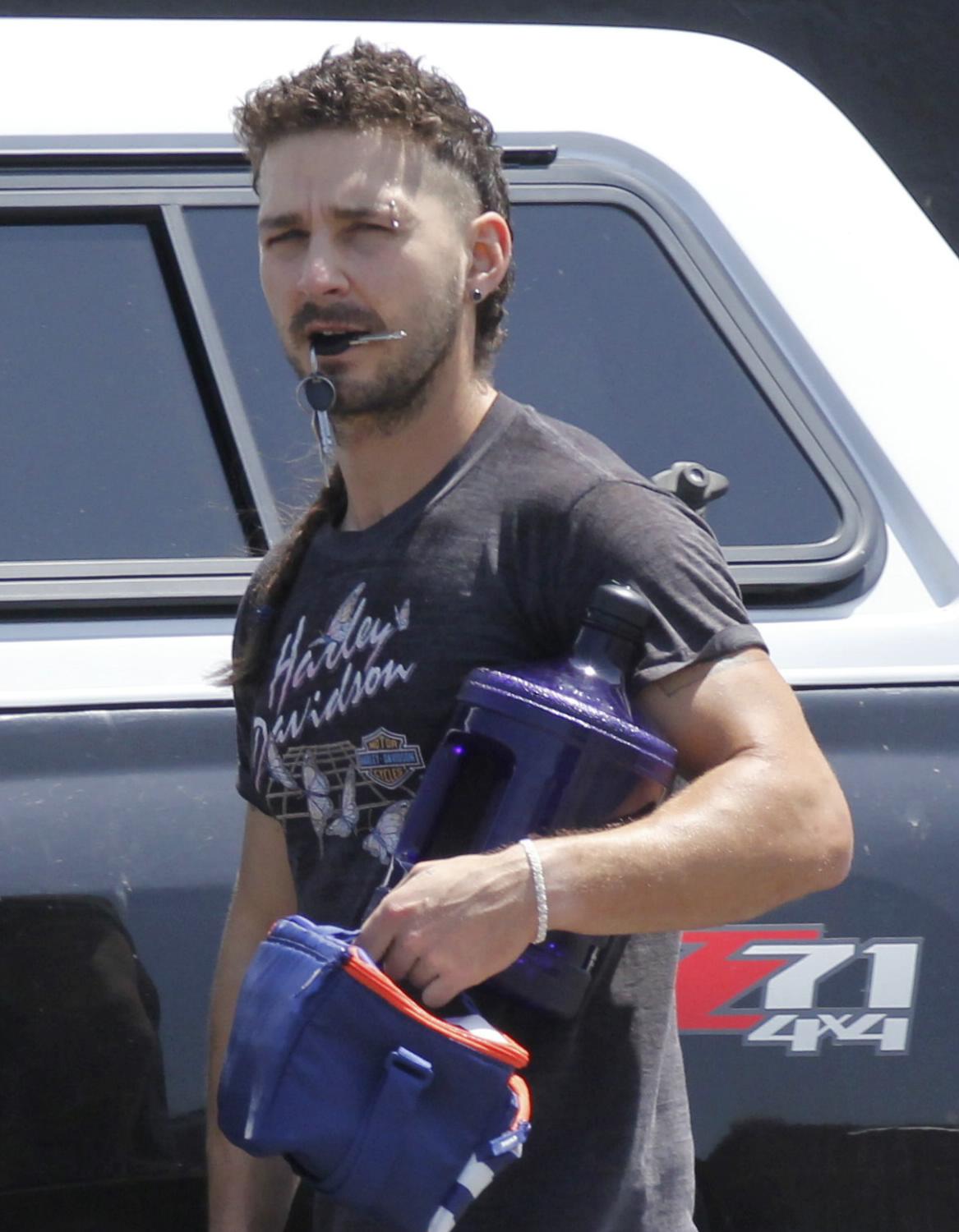 Shia LaBeouf Sported a Mohawk in Hollywood