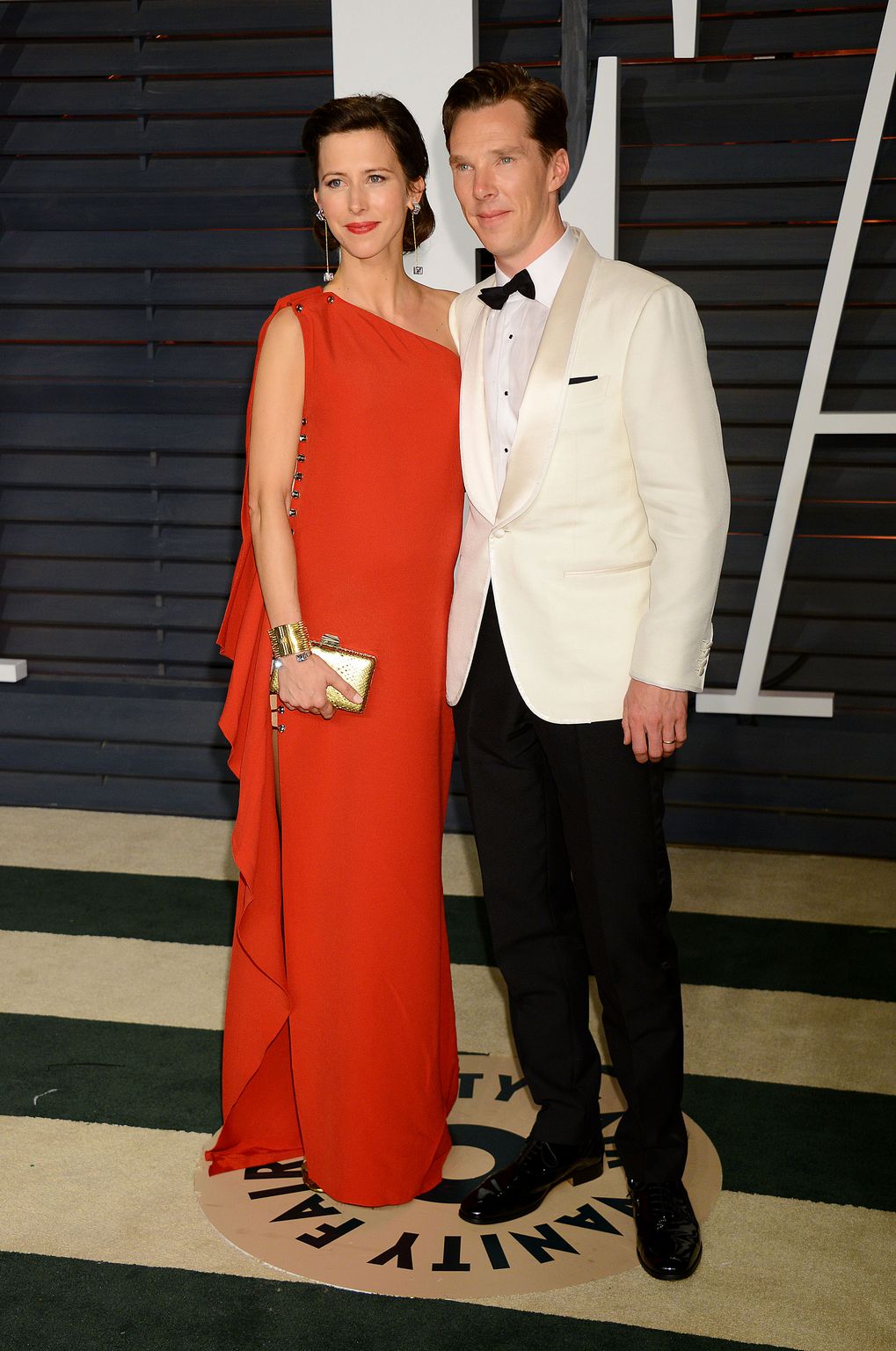 Sophie Hunter And Benedict Cumberbatch At Vanity Fair Oscar Party Celeb Donut