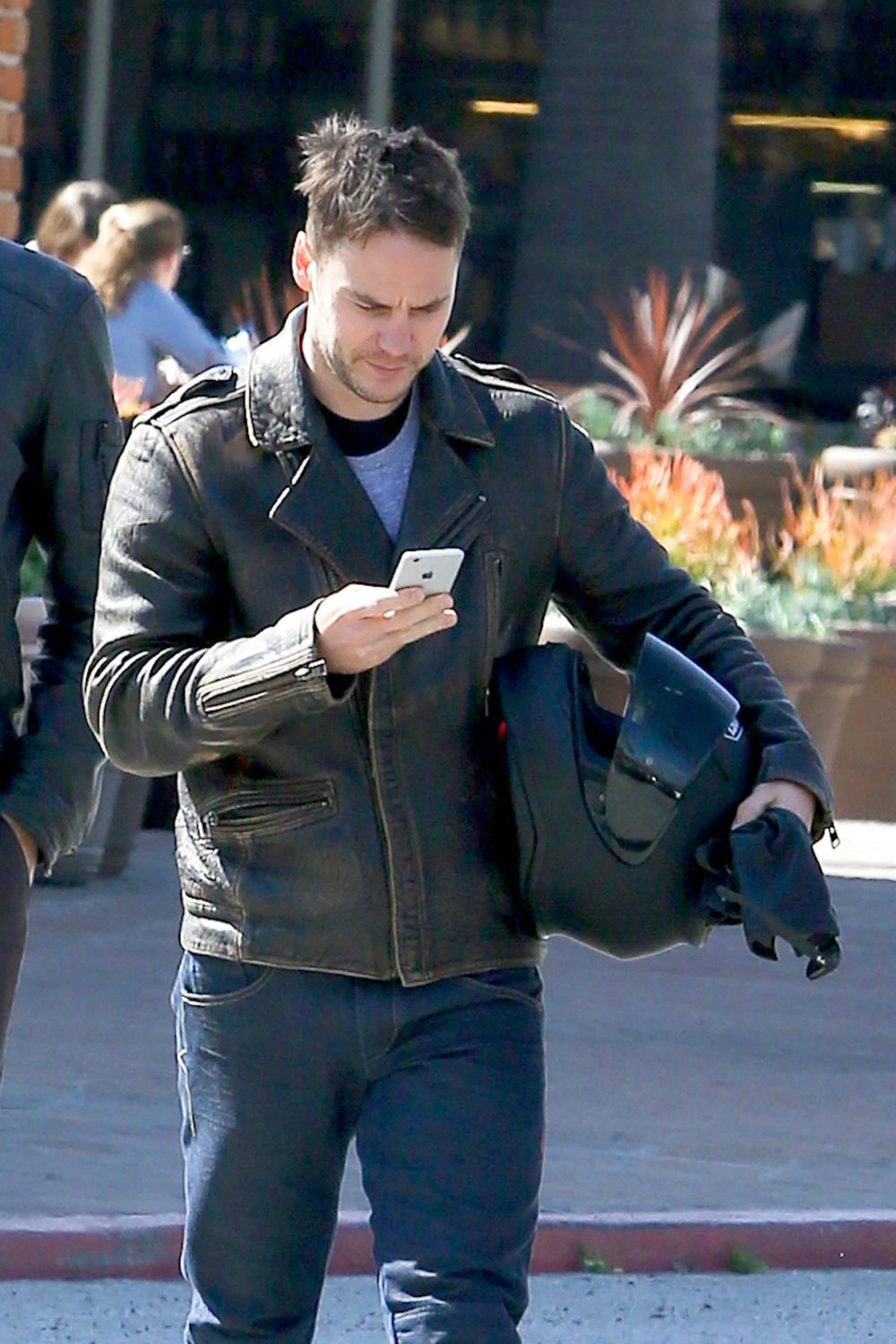 Taylor Kitsch exited lunch at Coogies Cafe in Malibu