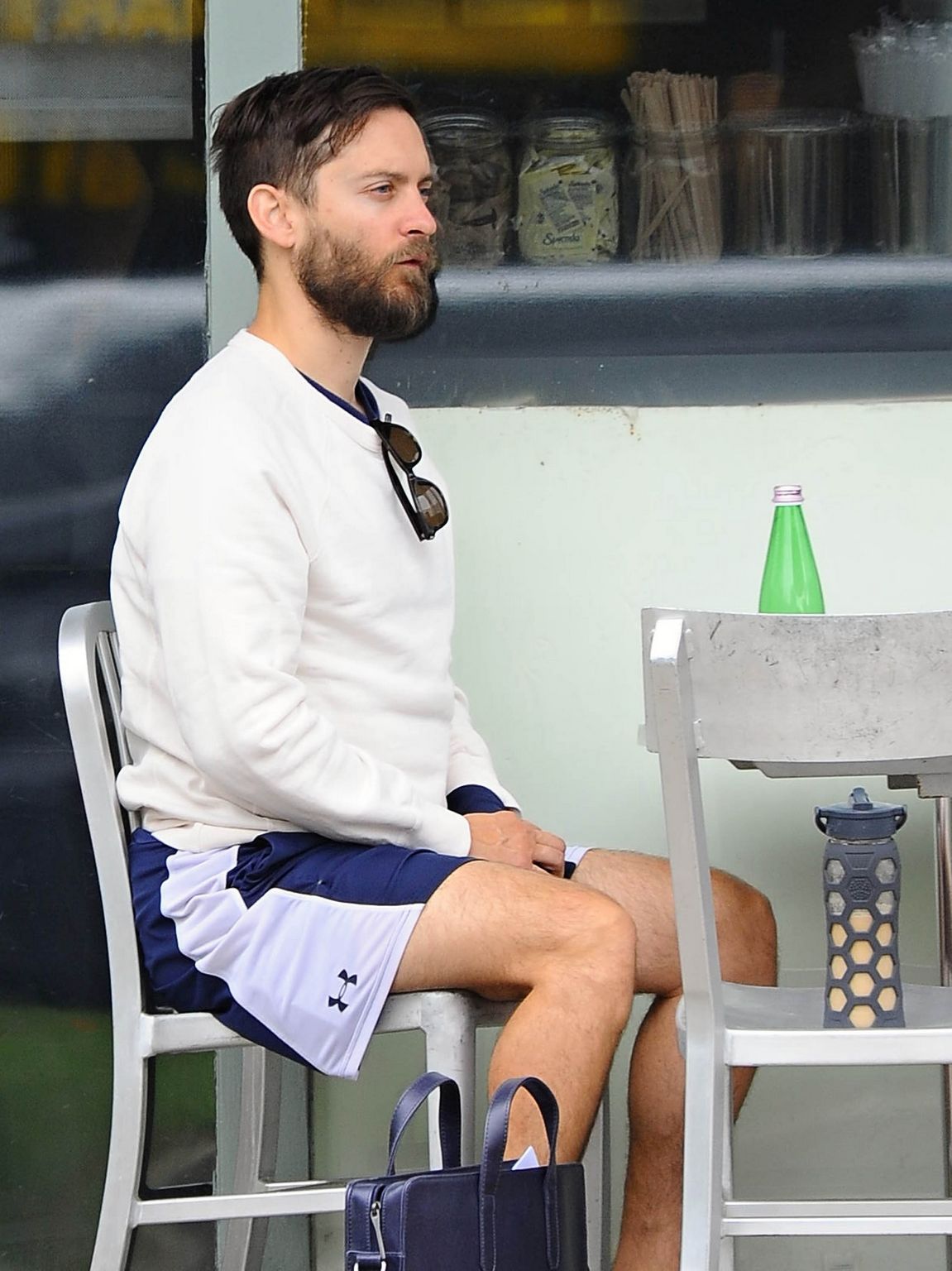 Tobey Maguire in Brentwood, California