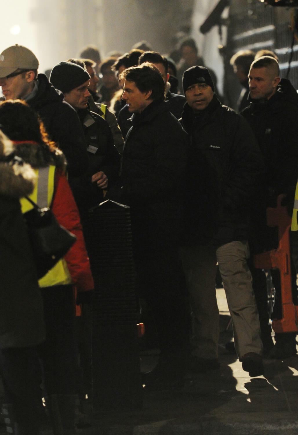 Tom Cruise filming MI in Londons Fleet Street