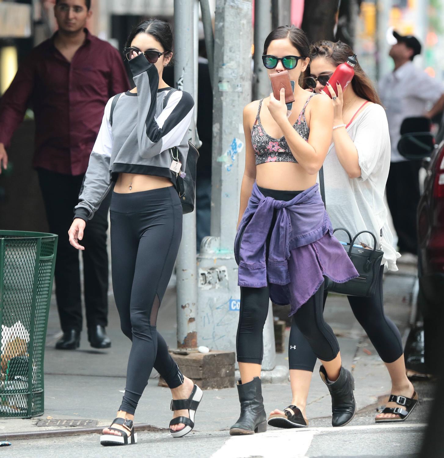 Vanessa Hudgens and A Friend in NYC – Celeb Donut